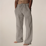Lazaro | Men’s Relaxed Fit Linen Blend Trousers