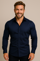 Nevan | Men’s Long-Sleeved Structured Shirt