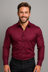 Nevan | Men’s Long-Sleeved Structured Shirt