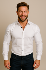 Nevan | Men’s Long-Sleeved Structured Shirt