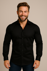Nevan | Men’s Long-Sleeved Structured Shirt
