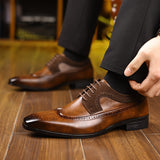 Winnie | Men’s Two-Tone Wingtip Brogue Oxfords