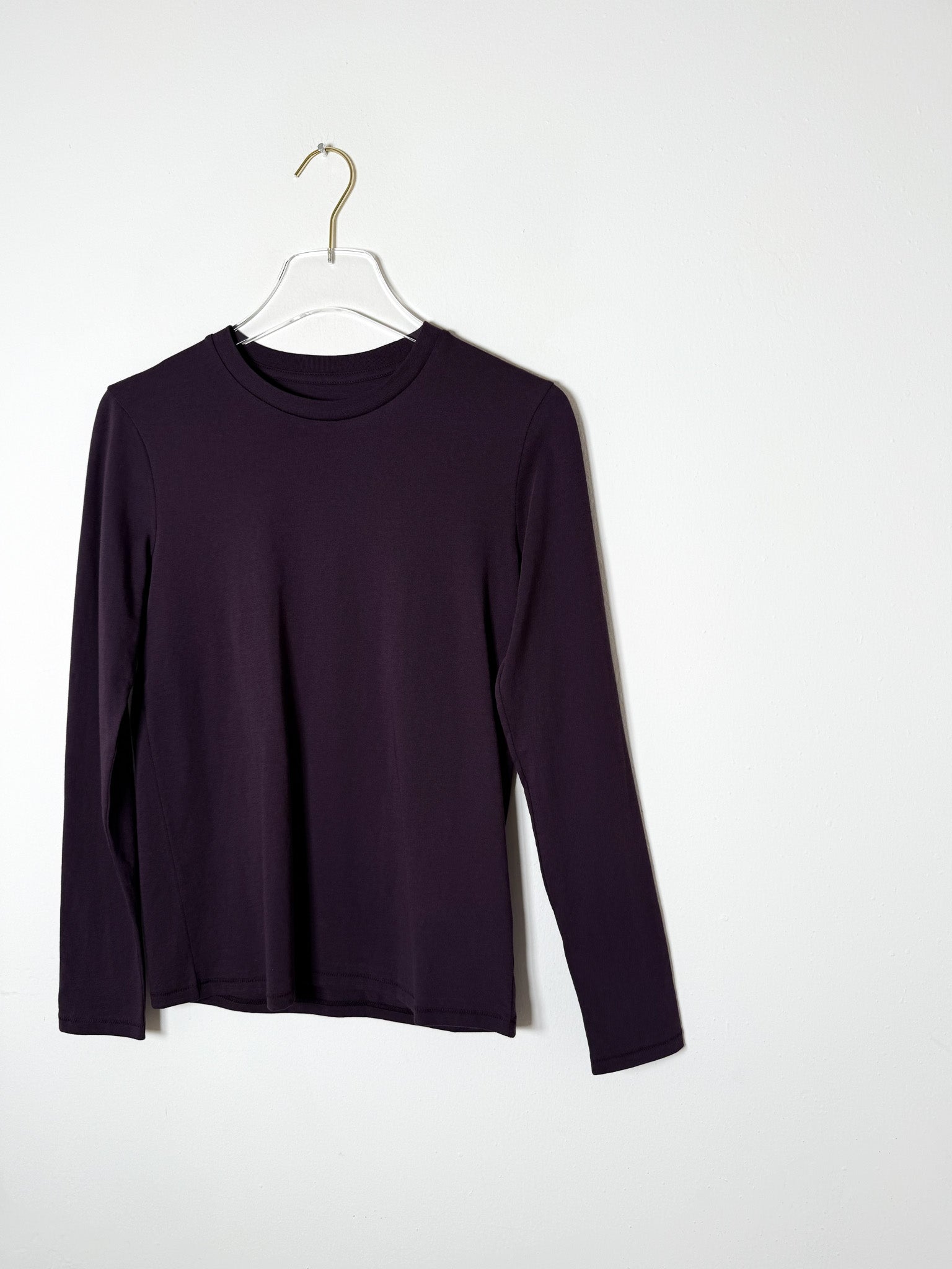 Mini Boy T-Shirt in Deep Purple | Long Sleeve Cotton Comfort 2