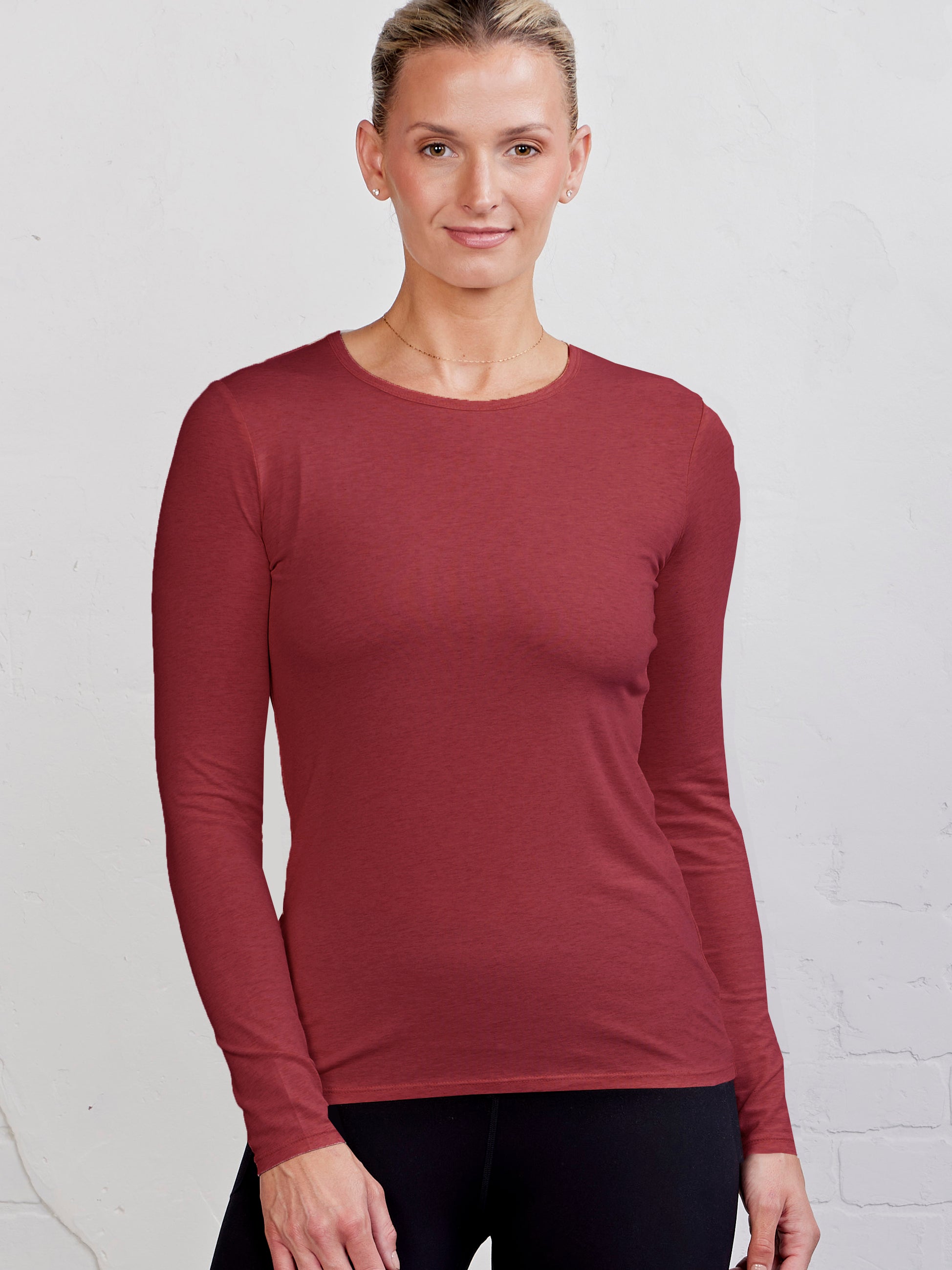 NOLA Women's Long Sleeve Gym Top | Moisture-Wicking Activewear for Workouts & Casual Wear 0