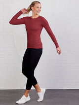 NOLA Women's Long Sleeve Gym Top | Moisture-Wicking Activewear for Workouts & Casual Wear 3