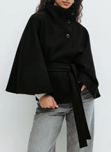 Norella | Women’s Funnel Neck Cape Coat