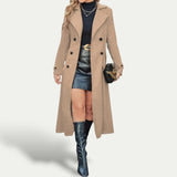Norielle | Women’s Double-Breasted Longline Coat