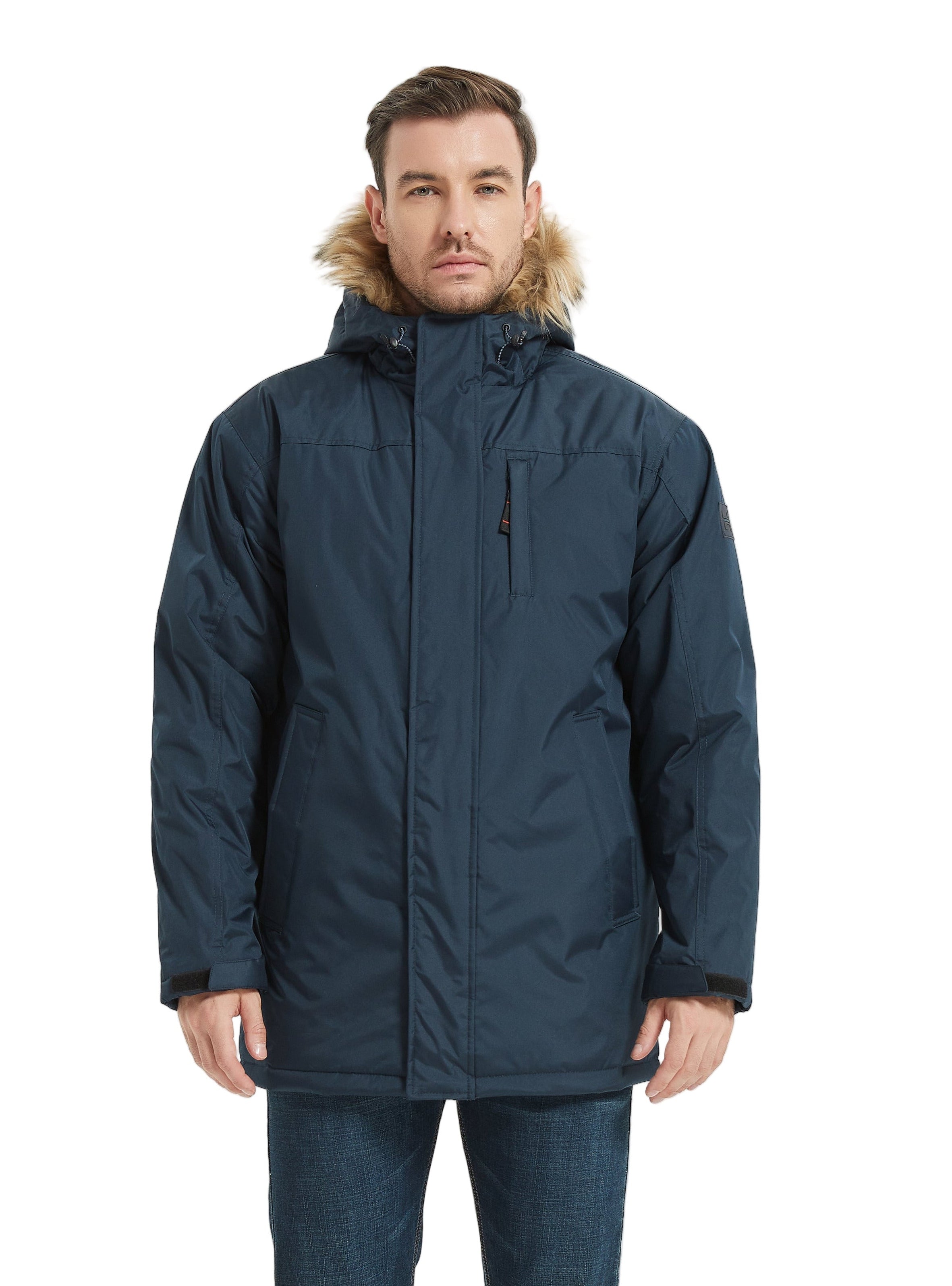 North Woods Heavyweight Snorkel Parka Jacket for Men and Women - Wind and Water Resistant with Faux Fur Trim 8