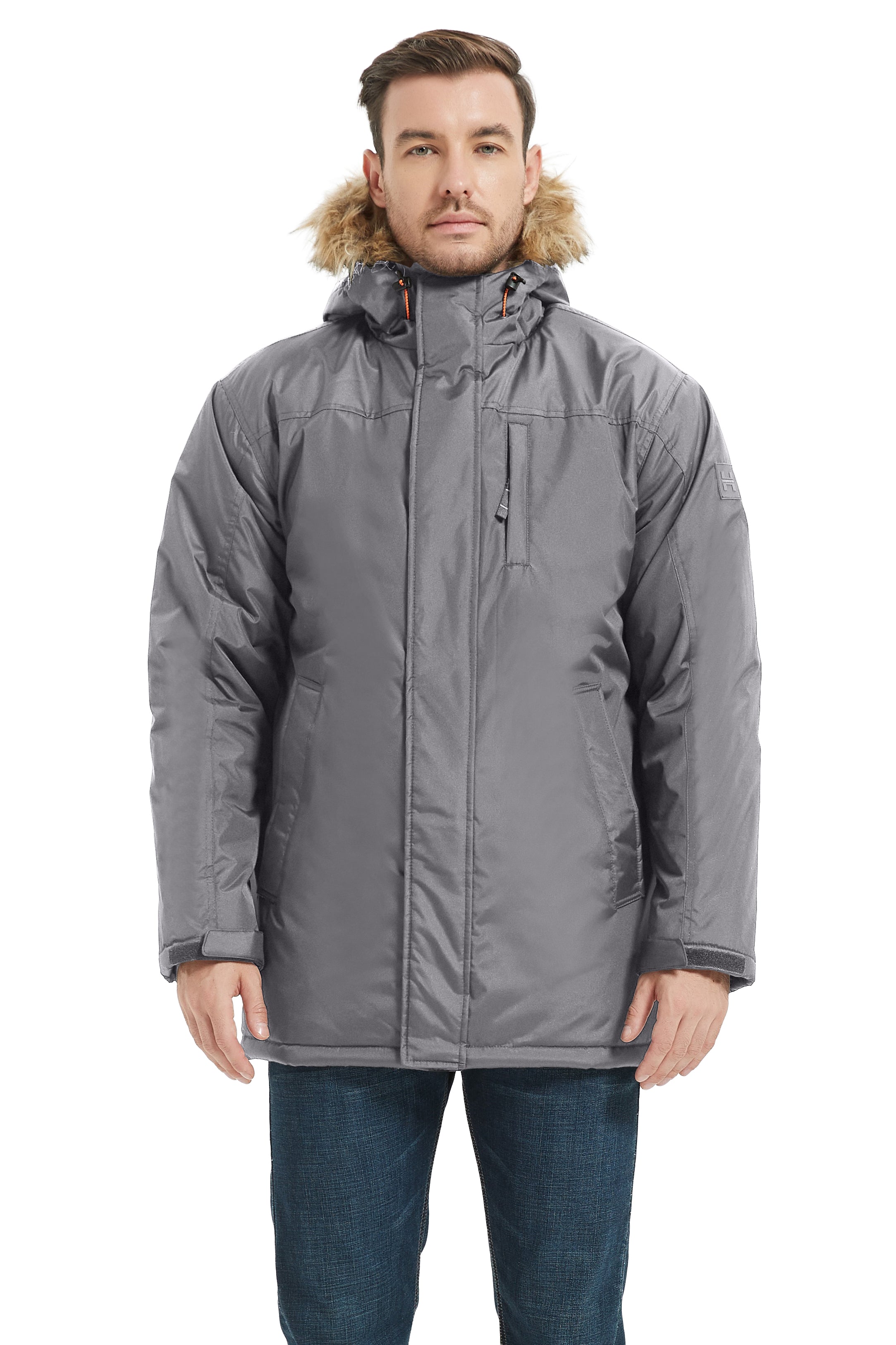 North Woods Heavyweight Snorkel Parka Jacket for Men and Women - Wind and Water Resistant with Faux Fur Trim 9