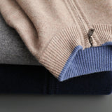 Orvio | Men’s Cashmere Zip-Up Vest
