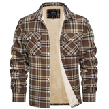 Derick | Men’s Plaid Sherpa-Lined Shirt Jacket
