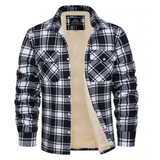 Derick | Men’s Plaid Sherpa-Lined Shirt Jacket