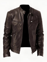 Relan | Men’s Casual Leather Jacket