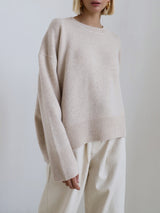 Rienah | Women’s Oversized Crewneck Knit Sweater
