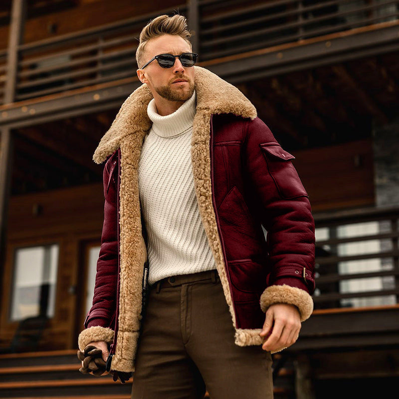 Rubert | Men’s Shearling Aviator Jacket – Bobtasia