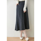 Marlow | Women’s Merino Wool A-Line Skirt