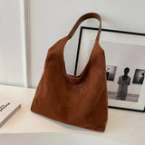 Veloura | Minimalist Suede Hobo Shoulder Bag