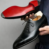 Seth | Men’s Premium Leather Cap-Toe Brogues