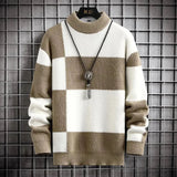 Sidelo | Men’s Patchwork Crewneck Sweater