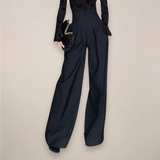 Stelina | Women’s High-Waisted Wide Leg Trousers
