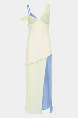 Elaiza | Women’s Asymmetric Pastel Maxi Dress
