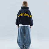 With Love Sign Hoodie – Unisex Printed Pullover Hoodie