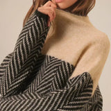 Waynona | Women’s High-Neck Knit Sweater
