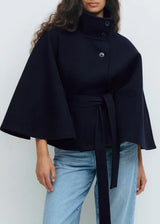 Norella | Women’s Funnel Neck Cape Coat