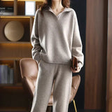 Aureline | Women’s 100% Cashmere Two-Piece Set