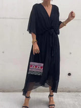 Pinty | Women’s Silk Muslin Flowing Dress