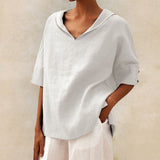 Martha | Women’s V-Neck Casual Shirt