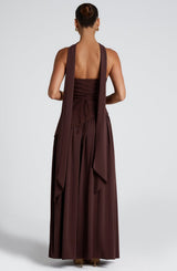 Lovie | Women’s Strapless Asymmetric Maxi Dress
