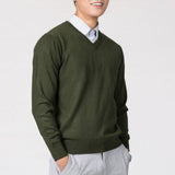 Casharo | Men’s Luxury Cashmere V-Neck Sweater