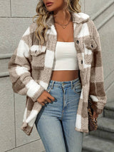 Rosina | Women’s Plaid Fleece Jacket