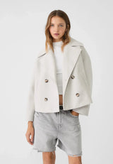Ameline | Women’s Double-Breasted Cropped Jacket