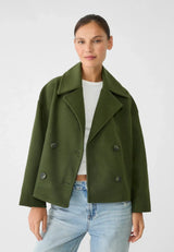 Ameline | Women’s Double-Breasted Cropped Jacket