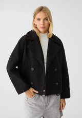 Ameline | Women’s Double-Breasted Cropped Jacket