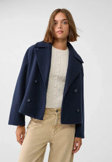 Ameline | Women’s Double-Breasted Cropped Jacket