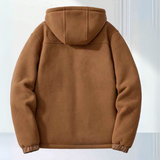 Marcelo | Men’s Hooded Fleece-Lined Zip Jacket