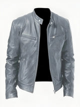 Relan | Men’s Casual Leather Jacket
