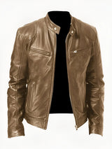 Relan | Men’s Casual Leather Jacket