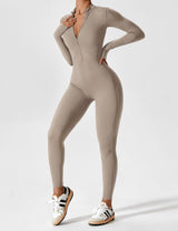 Aurex | Women’s Sculpting Zip Jumpsuit