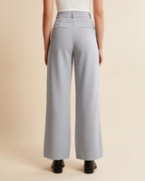 Movia | Women’s High Waist Pleated Leg Trousers
